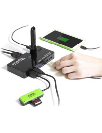 Plugable USB HUB WITH CHARGING USB 3.0 10-PORT 48W