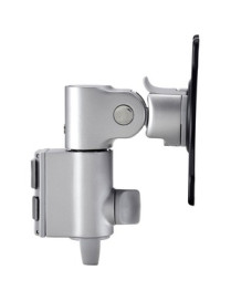 Atdec Modular Wall Mount for Monitor - Silver - 1 Display(s) Supported - 12.02 kg Load Capacity