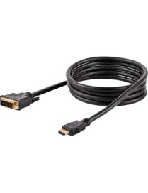 StarTech.com 6ft (1.8m) HDMI to DVI Cable, DVI-D to HDMI Display Cable (1920x1200p), 10 Pack, Black, HDMI to DVI-D Adapter Cord 