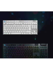 Logitech G915 TKL Tenkeyless Lightspeed Wireless RGB Mechanical Gaming Keyboard - Wireless Connectivity - Bluetooth/Wi-Fi Volume