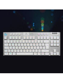 Logitech G915 TKL Tenkeyless Lightspeed Wireless RGB Mechanical Gaming Keyboard - Wireless Connectivity - Bluetooth/Wi-Fi Volume