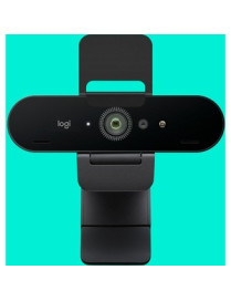 Logitech Webcam - 90 fps - USB Type A - 3840 x 2160 Video - Auto-focus - 5x Digital Zoom - Microphone - Computer, Notebook, Moni