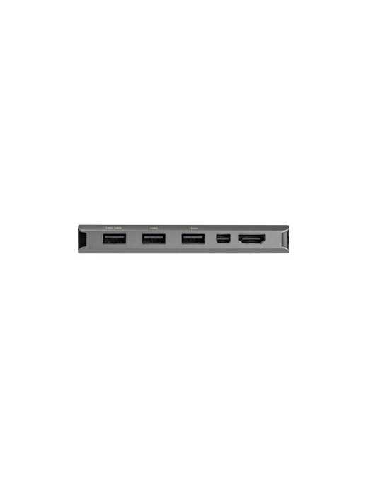 StarTech.com USB C Multiport Adapter, USB-C to HDMI or mDP 4K 60Hz, 100W PD Pass-Through, 4x 10Gbps USB, USB Type-C Mini Dock, w