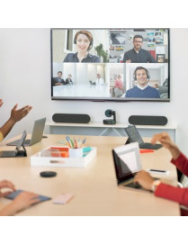 Logitech Video Conferencing Camera - 13 Megapixel - 60 fps - Matte Black, Slate Gray - USB 3.0 - 3840 x 2160 Video - Auto-focus