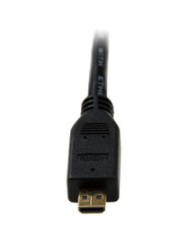 StarTech.com 3m Micro HDMI to HDMI Cable with Ethernet, 4K High Speed Micro HDMI Type-D Device to HDMI Monitor Adapter/Converter