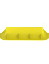 Panduit FiberRunner® Bend Radius Control Trumpet, 12x4, Yellow - Yellow - 1 Pack - Polycarbonate