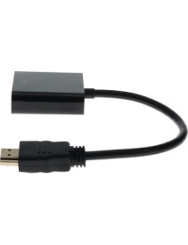 AddOn 0B47069-AO HDMI/VGA Video Cable - 7.9" HDMI/VGA Video Cable for Projector, Monitor, Computer, Video Device - First End: 1 