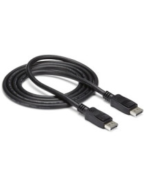 StarTech.com 25 ft DisplayPort Cable with Latches - M/M - 25ft/7m DisplayPort to DisplayPort cable 2K (2560x1440p 30Hz)/10.8 Gbp