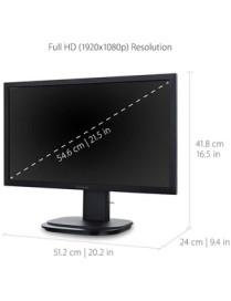 ViewSonic VG2249 22" Full HD LED LCD Monitor - 16:9 - Black - 22" (558.80 mm) Class - 1920 x 1080 - 16.7 Million Colors - 250 cd