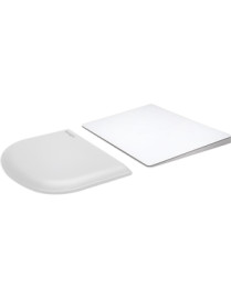 Kensington ErgoSoft Wrist Rest for Slim Mouse/Trackpad - Gray - Faux Leather - Skid Proof, Strain Resistant
