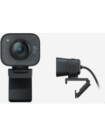 Logitech Webcam - 2.1 Megapixel - 60 fps - Graphite - USB - Retail - 1920 x 1080 Video - Auto-focus - Microphone - Monitor