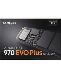 Samsung 970 EVO Plus 1 TB Solid State Drive - M.2 2280 Internal - PCI Express NVMe (PCI Express NVMe 3.0 x4) - 600 TB TBW - 3500