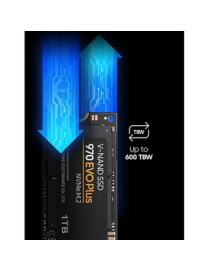 Samsung 970 EVO Plus 1 TB Solid State Drive - M.2 2280 Internal - PCI Express NVMe (PCI Express NVMe 3.0 x4) - 600 TB TBW - 3500