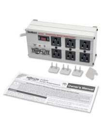 Tripp Lite Isobar Surge Protector Metal 6 Outlet 6' Cord 3330 Joules - 6 x NEMA 5-15R - 1.44 kVA - 3330 J - 120 V AC Input - 120