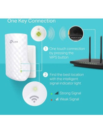 Tp Link TP-Link RE220 Dual Band IEEE 802.11ac 750 Mbit/s Wireless Range Extender - 2.40 GHz, 5 GHz - Internal - 1 x Network (RJ-