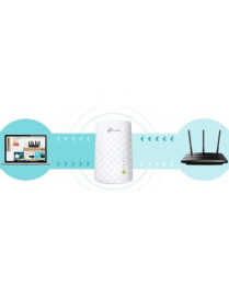 Tp Link TP-Link RE220 Dual Band IEEE 802.11ac 750 Mbit/s Wireless Range Extender - 2.40 GHz, 5 GHz - Internal - 1 x Network (RJ-