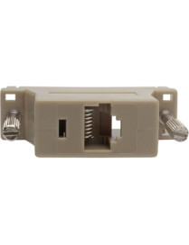 Tripp Lite P440-825FM DB25 to RJ45 Modular Serial Adapter (M/F) - 1 x 25-pin DB-25 Serial Male - 1 x RJ-45 Network Female - Beig