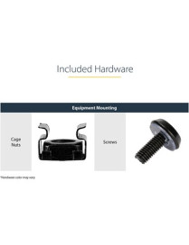 StarTech.com 24U 19" Wall Mount Network Rack - Adjustable Depth 12-20" Open Frame for Server Room /AV/Data/Computer Equipment w/