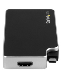 StarTech.com USB C Multiport Adapter - UHD 4K - USB C to VGA / DVI / HDMI - USB C Adapter - macOS 10.12.6 or later is required f