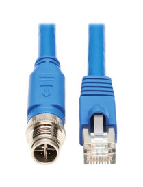 Tripp Lite NM12-6A2-01M-BL Cat.6a Network Cable - 3.3 ft Category 6a Network Cable for Network Device, Controller, Switch, Secur