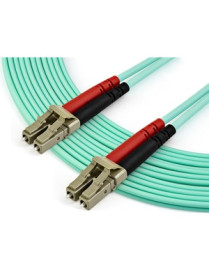 StarTech.com 7m OM3 LC to LC Multimode Duplex Fiber Optic Patch Cable - Aqua - 50/125 - LSZH Fiber Optic Cable - 10Gb (A50FBLCLC