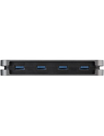 StarTech.com 4 Port USB 3.0 Hub, 4x USB-A, 5Gbps Laptop/Desktop USB Type-A Hub, USB Bus Powered, 28cm Long Cable with Cable Mana