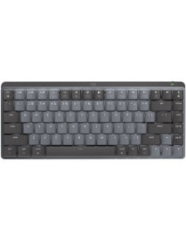 Logitech MX Mechanical Keyboard - Wireless Connectivity - Bluetooth - English - iPad - Mac - Mechanical/MX Keyswitch - Gray