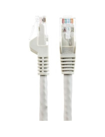 StarTech.com 1ft (30cm) CAT6 Ethernet Cable, LSZH (Low Smoke Zero Halogen) 10 GbE Snagless 100W PoE UTP RJ45 Gray Network Patch 