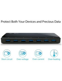 Tp Link TP-Link USB 3.0 7-Port Hub with 2 Charging Ports - USB 3.0 Micro-B - External - 9 USB Port(s) - 7 USB 3.0 Port(s) - PC, 