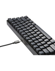 Mad Catz S.T.R.I.K.E. 6 Gaming Keyboard - Cable Connectivity - USB Type C Interface - RGB LED - 61 Key - Mechanical Keyswitch