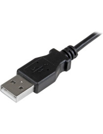 StarTech.com 1m 3 ft Right Angle Micro-USB Charge-and-Sync Cable M/M - USB 2.0 A to Micro-USB - 30/24 AWG - Charge power-hungry 