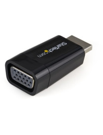 StarTech.com Compact HDMI to VGA Adapter Converter - 1920x1200/1080p - Connect an HDMI device/computer to a VGA monitor or proje