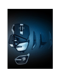 Mad Catz R.A.T. DWS Wireless Optical Gaming Mouse - Optical - Wireless - Bluetooth/Wi-Fi - 2.40 GHz - 16000 dpi - Scroll Wheel