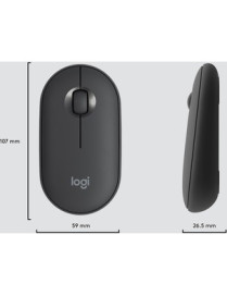 Logitech MK470 Slim Wireless Combo - USB Wireless RF - USB Wireless RF - Optical - 1000 dpi - 3 Button - Scroll Wheel - Symmetri