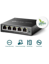 Tp Link TP-Link 5-Port Gigabit Easy Smart Switch - 5 Ports - Manageable - Gigabit Ethernet - 10/100/1000Base-T - 2 Layer Support