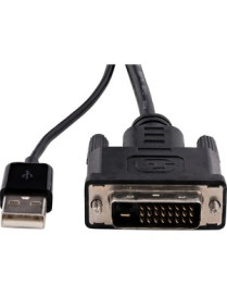 StarTech.com DVI to DisplayPort Adapter with USB Power - DVI-D to DP Video Adapter - DVI to DisplayPort Converter - 1920 x 1200 