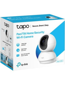 Tp Link Tapo C200 Indoor HD Network Camera - Color - 30 ft (9.14 m) Night Vision - H.264 - 1920 x 1080 Fixed Lens - Google Assis