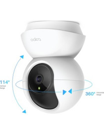 Tp Link Tapo C200 Indoor HD Network Camera - Color - 30 ft (9.14 m) Night Vision - H.264 - 1920 x 1080 Fixed Lens - Google Assis