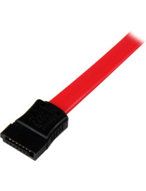 StarTech.com 18in SATA to Left Side Angle SATA Serial ATA Cable - SATA for Storage Drive, Hard Drive - 18" - 1 Pack - 1 x Female