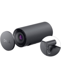 Dell WB5023 Webcam - 60 fps - USB 2.0 Type A - 2560 x 1440 Video - CMOS Sensor - Auto-focus - 4x Digital Zoom - Microphone - Dis