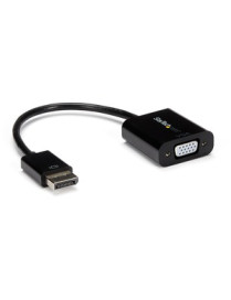 StarTech.com DisplayPort to VGA Adapter, Active DP to VGA Converter, 1080p Video, DP to VGA Adapter Dongle (Digital to Analog), 