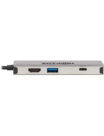 Tripp Lite U442-DOCK5-GY Docking Station - for Notebook/Tablet/Smartphone - 100 W - USB Type C - 3 x USB 3.0 - USB Type-C - Netw