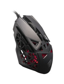 Mad Catz M.O.J.O. M1 Lightweight Optical Gaming Mouse - PixArt PMW3360 - Cable - 12000 dpi