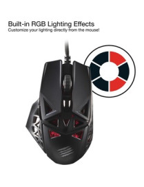 Mad Catz M.O.J.O. M1 Lightweight Optical Gaming Mouse - PixArt PMW3360 - Cable - 12000 dpi