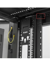 StarTech.com 25U Server Rack Cabinet - 4 Post Adjustable Depth 7-35" Locking Vented Rolling Network/Data/IT Enclosure w/Casters/