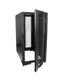 StarTech.com 25U Server Rack Cabinet - 4 Post Adjustable Depth 7-35" Locking Vented Rolling Network/Data/IT Enclosure w/Casters/