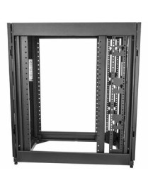 StarTech.com 25U Server Rack Cabinet - 4 Post Adjustable Depth 7-35" Locking Vented Rolling Network/Data/IT Enclosure w/Casters/