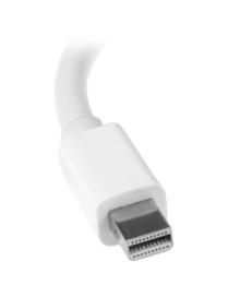 StarTech.com Travel A/V Adapter - 2-in-1 Mini DisplayPort to HDMI or VGA Converter - White - Connect a Mini DisplayPort-equipped