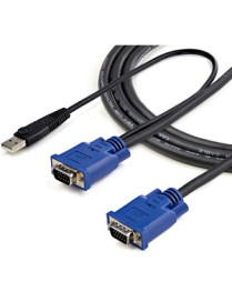 StarTech.com StarTech.com Ultra Thin USB KVM Cable - 6ft KVM Cable - USB KVM Cable - KVM Switch Cable - USB KVM Cable