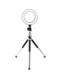 CODi 6" LED Ring Light w/ Mini Tripod - Tripod Mount - Black